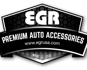 EGR Dark Smoke In-Channel Style 4pc Window Visors Set Chevrolet 1500 Double Cab 2019-2020