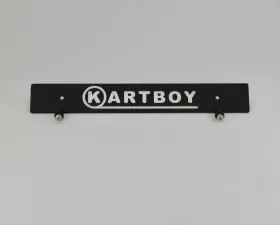 Kartboy Black Front License Plate Delete