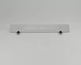 Kartboy Silver Front License Plate Delete