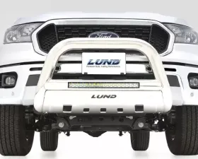 LUND Bull Bar With Led Light Bar-Stainless Steel