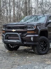 Lund Bull Bar With Led Light Bar-Black GMC Sierra 2020-2021                                     - 47121201 - Image 4