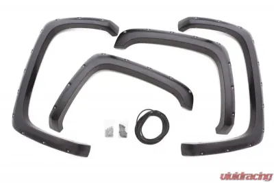 LUND Rivet Style Fender Flare Set Front and Rear Smooth 4-Piece Set - RX103S