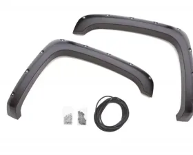 LUND Rivet Style Fender Flare Set Front Textured 2-Piece Set