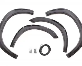 LUND Rivet Style Fender Flare Set Front and Rear Smooth 4-Piece Set