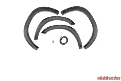 LUND Rivet Style Fender Flare Set Front and Rear Textured 4-Piece Set - RX204T