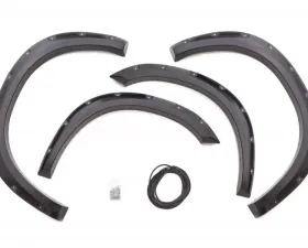 LUND Rivet Style Fender Flare Set Front and Rear Textured 4-Piece Set