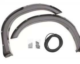 LUND Rivet Style Fender Flare Set Front Textured 2-Piece Set