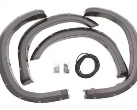 LUND Rivet Style Fender Flare Set Front and Rear Textured 4-Piece Set