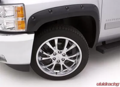 LUND 4pc RX-Flat Textured Elite Series Fender Flares w/Black Bolts GMC Sierra 2019-2021 - RX130T
