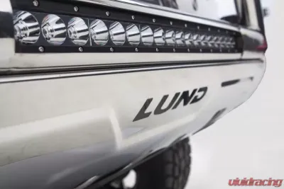 LUND Bull Bar With Led Light Bar-Stainless Steel - 47021201