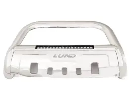 LUND Bull Bar with LED Light Bar Stainless Steel