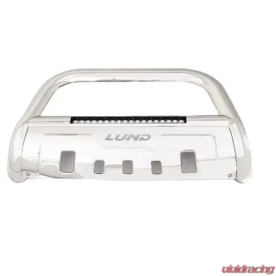 LUND Bull Bar with LED Light Bar Stainless Steel - 47021204