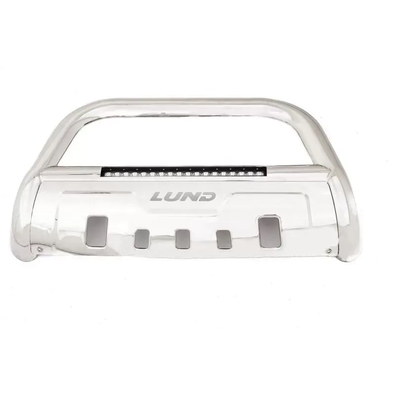 LUND Bull Bar with LED Light Bar Stainless Steel - 47021205