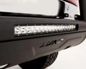 LUND Bull Bar with LED Light Bar Black