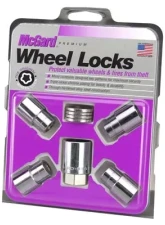 McGard Chrome Wheel Lock Nut Set 4 pack Regular Shank Seat 1/2-20|13/16 Hex|1.38in. Length                                     - 21120 - Image 3
