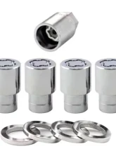 McGard Chrome Wheel Lock Nut Set 4 pack Regular Shank Seat 1/2-20|13/16 Hex|1.38in. Length                                     - 21120 - Image 3