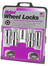 McGard Wheel Lock Nut Set - 4pk. (Long Shank Seat) 1/2-20 / 13/16 Hex / 1.75in. Length - Chrome                                     - 22140 - Image 3