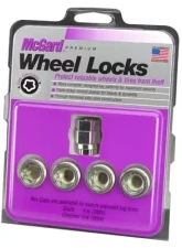 McGard Wheel Lock Nut Set - 4pk. (Under Hub Cap / Cone Seat) 7/16-20 / 3/4 & 13/16 Hex / .775in. L                                     - 24011 - Image 3