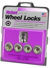 McGard Wheel Lock Nut Set - 4pk. (Under Hub Cap / Cone Seat) M12X1.5 / 19mm & 21mm Hex / .775in. L                                     - 24012 - Image 3