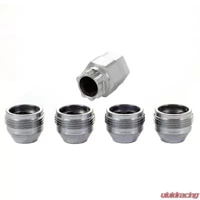 McGard Wheel Lock Nut Set - 4pk. (Under Hub Cap / Cone Seat) M12X1.5 / 19mm & 21mm Hex / .775in. L - 24012