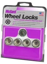 McGard Wheel Lock Nut Set - 4pk. (Under Hub Cap / Cone Seat) M12X1.75 / 19mm & 21mm Hex / .802in. L                                     - 24016 - Image 3