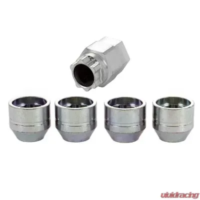 McGard Wheel Lock Nut Set - 4pk. (Under Hub Cap / Cone Seat) M12X1.75 / 19mm & 21mm Hex / .802in. L - 24016