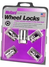 McGard Wheel Lock Nut Set - 4pk. (Uni-Lug) M12X1.5 / 13/16 Hex / .197in. Shank / 1.375in. L - Chrome                                     - 24022 - Image 3