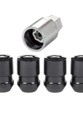McGard Wheel Lock Nut Set - 4pk. (Cone Seat) 1/2-20 / 3/4 & 13/16 Dual Hex / 1.28in. Length - Black                                     - 24025 - Image 3