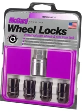 McGard Wheel Lock Nut Set - 4pk. (Cone Seat) 1/2-20 / 3/4 & 13/16 Dual Hex / 1.46in. Length - Black                                     - 24038 - Image 3
