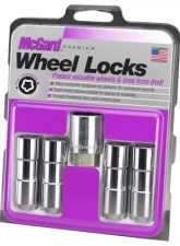 McGard Wheel Lock Nut Set - 4pk. (Cone Seat Duplex) 1/2-20 / 7/8 Hex / 2.5in. Length - Chrome                                     - 24109 - Image 3