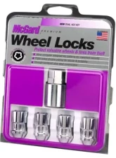 McGard Wheel Lock Nut Set - 4pk. (Cone Seat) 1/2-20 / 3/4 & 13/16 Dual Hex / 1.46in. Length - Chrome                                     - 24130 - Image 3