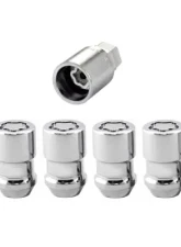 McGard Wheel Lock Nut Set - 4pk. (Cone Seat) 1/2-20 / 3/4 & 13/16 Dual Hex / 1.46in. Length - Chrome                                     - 24130 - Image 3