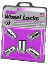 McGard Wheel Lock Nut Set - 4pk. (Cone Seat) 1/2-20 RH-LH / 13/16 Hex / 1.46in. Length - Chrome                                     - 24131 - Image 3