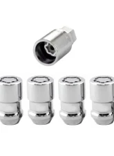 McGard Wheel Lock Nut Set - 4pk. (Cone Seat) M12X1.5 / 19mm & 21mm Dual Hex / 1.46in. L - Chrome                                     - 24137 - Image 3