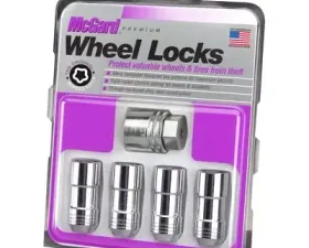 McGard Wheel Lock Nut Set - 4pk. (Cone Seat) M12X1.75 / 13/16 Hex / 1.815in. Length - Chrome