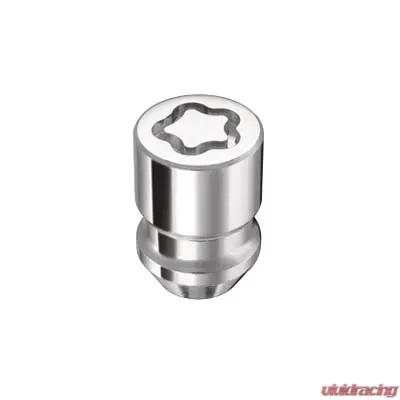 McGard Wheel Lock Nut Set - 4pk. (Cone Seat) 1/2-20 / 3/4 & 13/16 Dual Hex / 1.28in. Length - Chrome - 24193