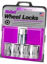 McGard Wheel Lock Nut Set - 4pk. (Cone Seat) 1/2-20 / 3/4 & 13/16 Dual Hex / 1.66in. Length - Chrome                                     - 24198 - Image 3