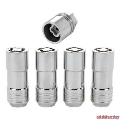 McGard Wheel Lock Nut Set - 4pk. (Cone Seat) M14X2.0 / 13/16 Hex / 2.25in. Length - Chrome - 24205