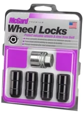 McGard Wheel Lock Nut Set - 4pk. (Cone Seat) M14X2.0 / 13/16 Hex / 2.25in. Length - Black                                     - 24208 - Image 3