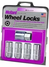 McGard Wheel Lock Nut Set - 4pk. (Cone Seat) M14X1.5 / 21mm & 22mm Dual Hex / 1.965in. L - Chrome                                     - 24210 - Image 3