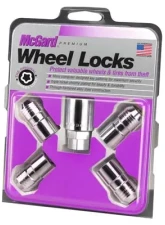 McGard Wheel Lock Nut Set - 4pk. (Cone Seat) M14X1.5 / 21mm & 22mm Dual Hex / 1.639in. L - Chrome                                     - 24215 - Image 3