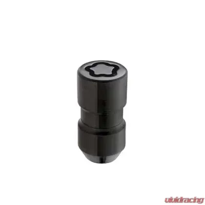 McGard Wheel Lock Nut Set - 4pk. (Cone Seat) M14X1.5 / 21mm & 22mm Dual Hex / 1.639in. L - Black - 24216