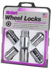 McGard Wheel Lock Nut Set - 5pk. (Cone Seat) M14X1.5 / 22mm Hex / 1.639in OAL - Chrome                                     - 24515 - Image 3