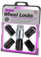 McGard Wheel Lock Nut Set - 5pk. (Cone Seat) M14X1.5 / 22mm Hex / 1.639in OAL - Black                                     - 24516 - Image 3
