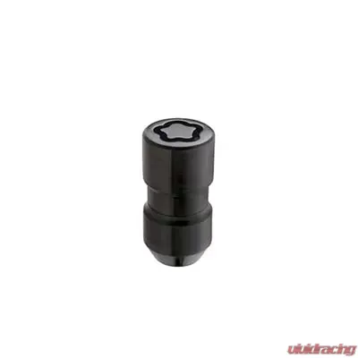McGard Wheel Lock Nut Set - 5pk. (Cone Seat) M14X1.5 / 22mm Hex / 1.639in OAL - Black - 24516