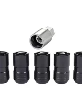 McGard Wheel Lock Nut Set - 5pk. (Cone Seat) M14X1.5 / 22mm Hex / 1.639in OAL - Black                                     - 24516 - Image 3