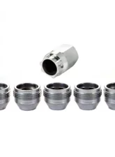 McGard Wheel Lock Nut Set - 5pk. (Under Hub Cap / Cone Seat) M14X.5 / 22mm Hex / .893in. L. - Silver                                     - 24519 - Image 3