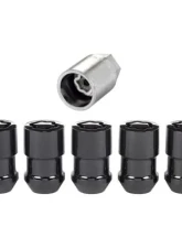 McGard Wheel Lock Nut Set - 5pk. (Cone Seat) M12X1.5 / 3/4 Hex / 1.46in. Length - Black                                     - 24526 - Image 3