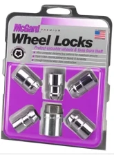 McGard Wheel Lock Nut Set - 5pk. (Cone Seat) M12X1.5 / 3/4 Hex / 1.46in. Length - Chrome                                     - 24537 - Image 3