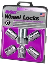 McGard Wheel Lock Nut Set - 5pk. (Cone Seat) 1/2-20 / 3/4 &13/16 Dual Hex / 1.46in. Length - Chrome                                     - 24538 - Image 3